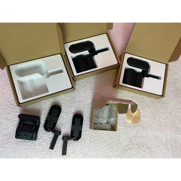 3 Black SwitchBot Rod Curtain Hooks And Curtain Clips Only / No Device Open Box - Picture 3 of 6